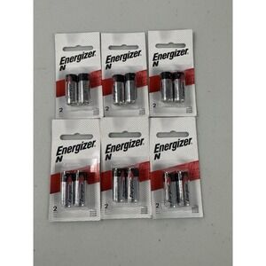 6 Pks of 2 (12) Energizer Batteries N2 E90Bp2